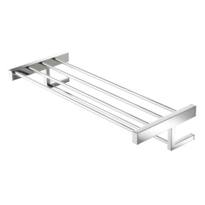Handtuchreck mit Ablage 60 cm Modern Art, Chrom