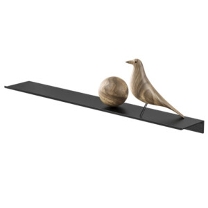 Badezimmerablage 80 cm Leev, Schwarz