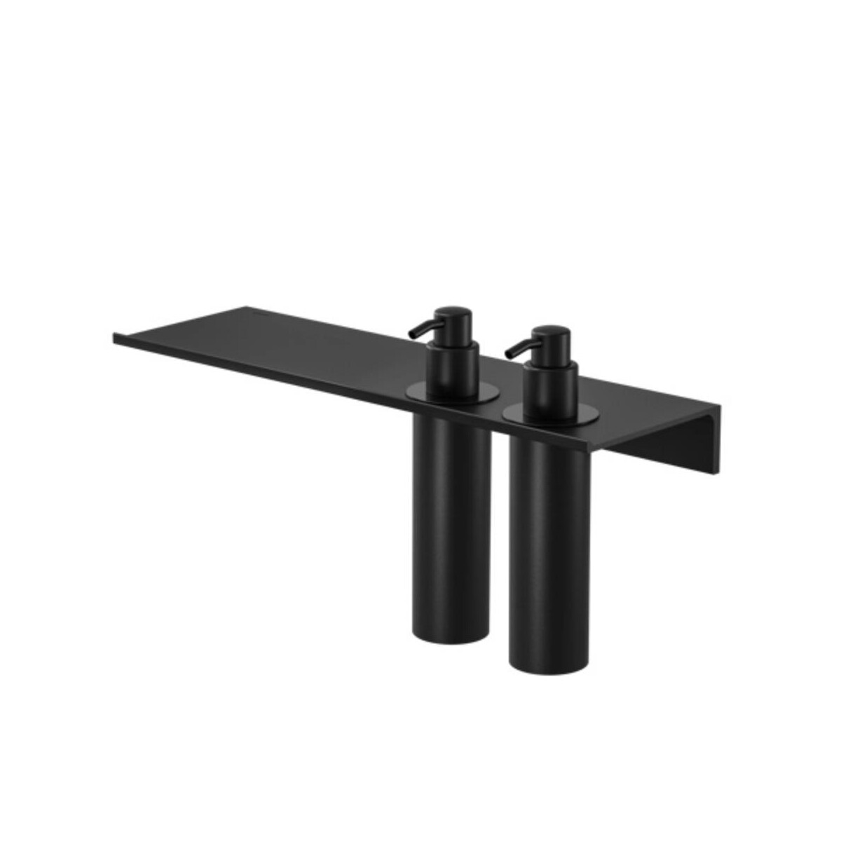 Badezimmerablage 40 cm mit Spender Multi 200 ml Leev, Schwar
