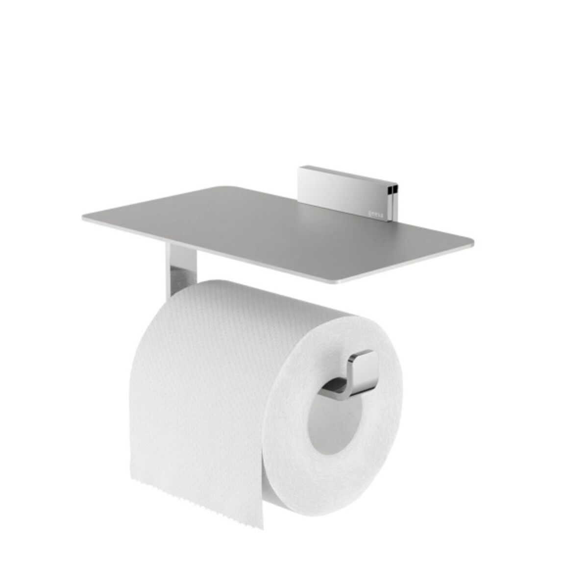 Toilettenpapierhalter mit Ablage Craft, Edelstahl poliert