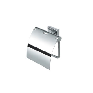 Toilettenpapierhalter mit Deckel Nelio, Chrom