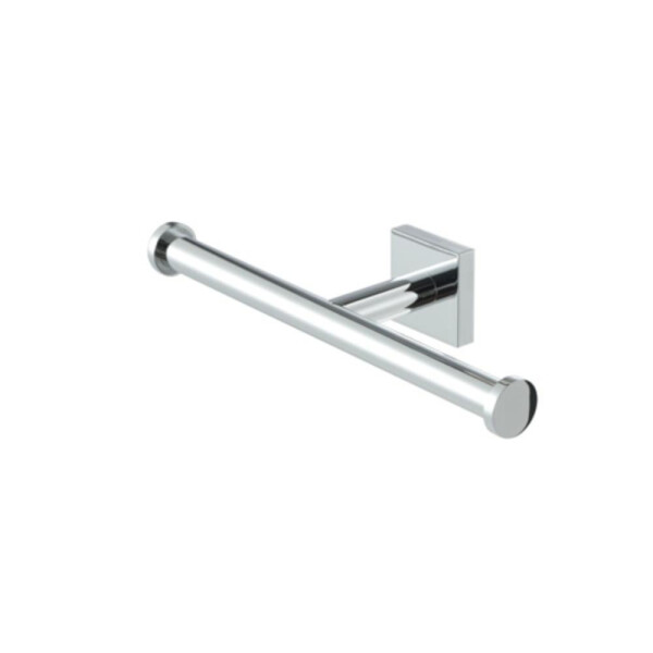 Toilettenpapierhalter ohne Deckel doppelt Nelio, Chrom