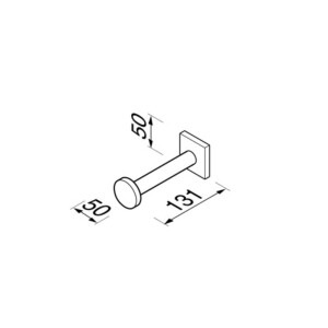 Reserverollenhalter  Nelio, Chrom