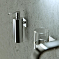 Seifenspender 200 ml Nelio, Chrom