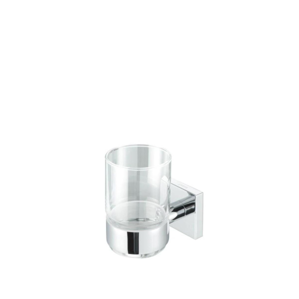 Glashalter mit Glas Nelio, Chrom