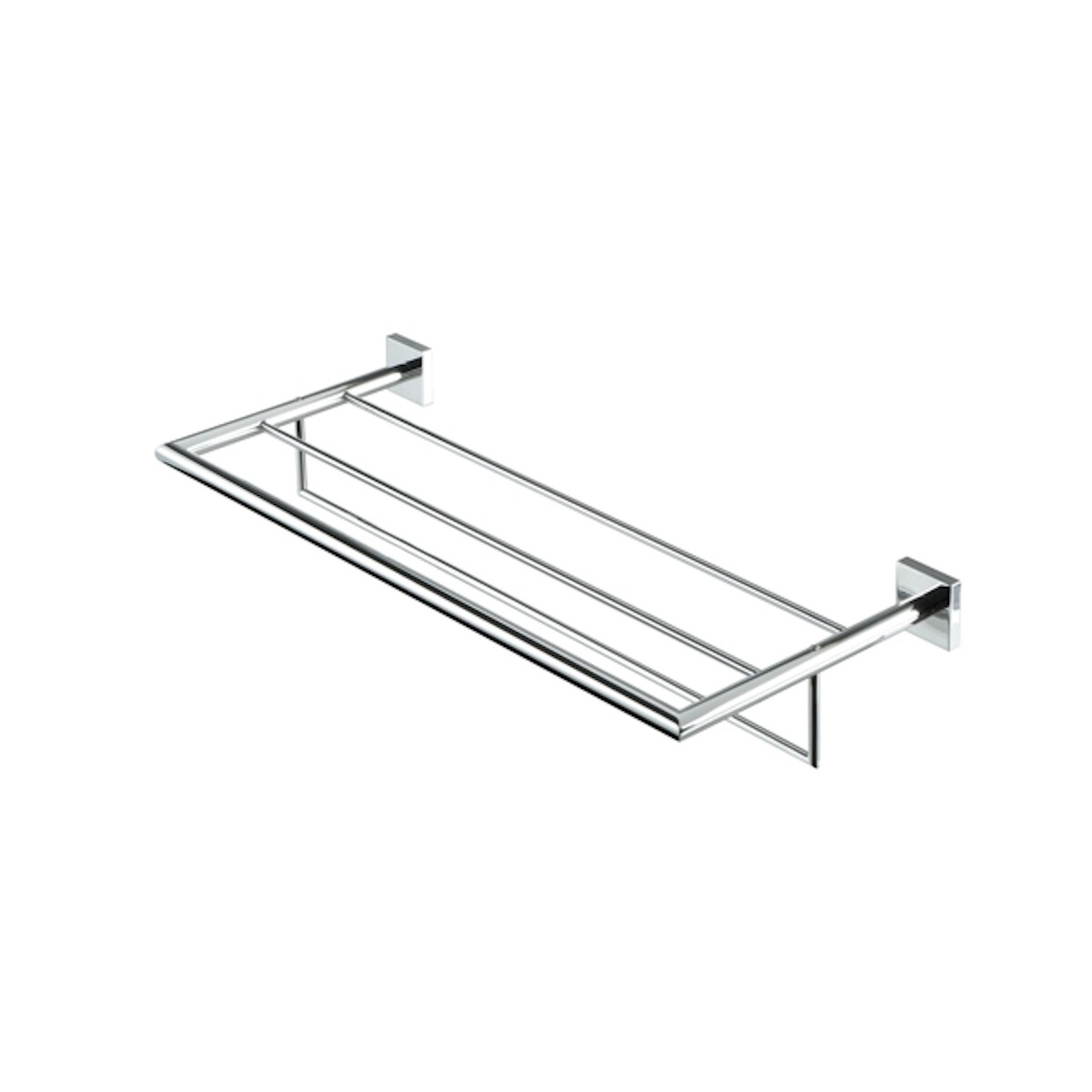 Handtuchreck mit Ablage 60 cm Nelio, Chrom