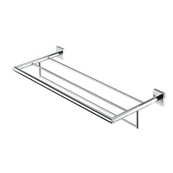 Handtuchreck mit Ablage 60 cm Nelio, Chrom