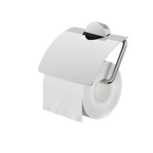 Toilettenpapierhalter mit Deckel Opal, Chrom