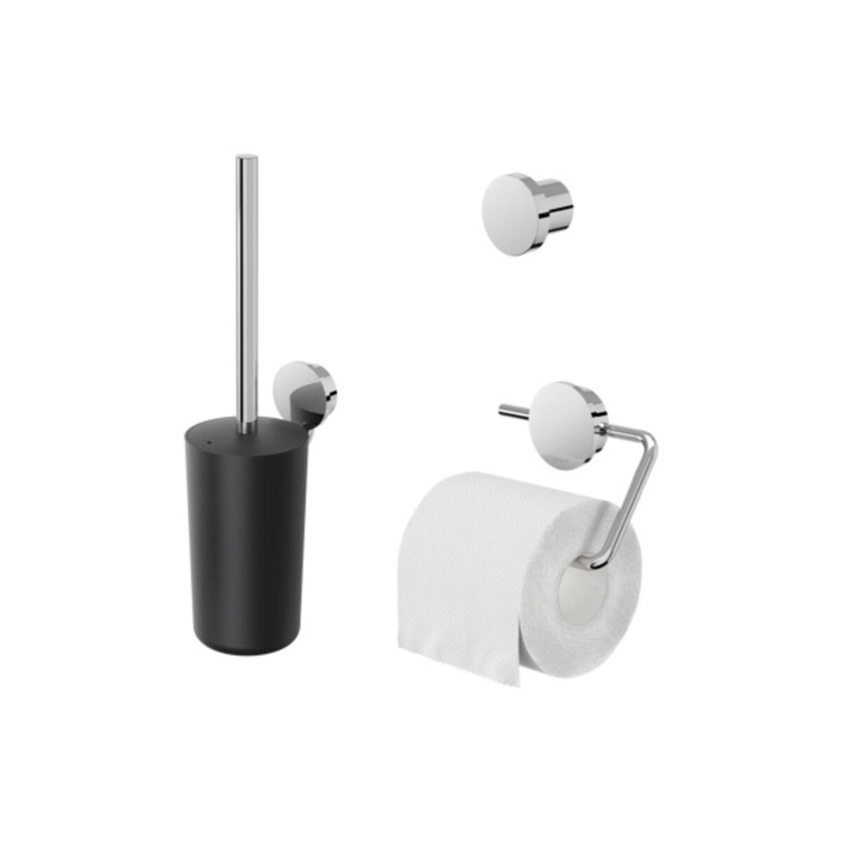 Toilettenzubehör Bundle Opal, Chrom box
