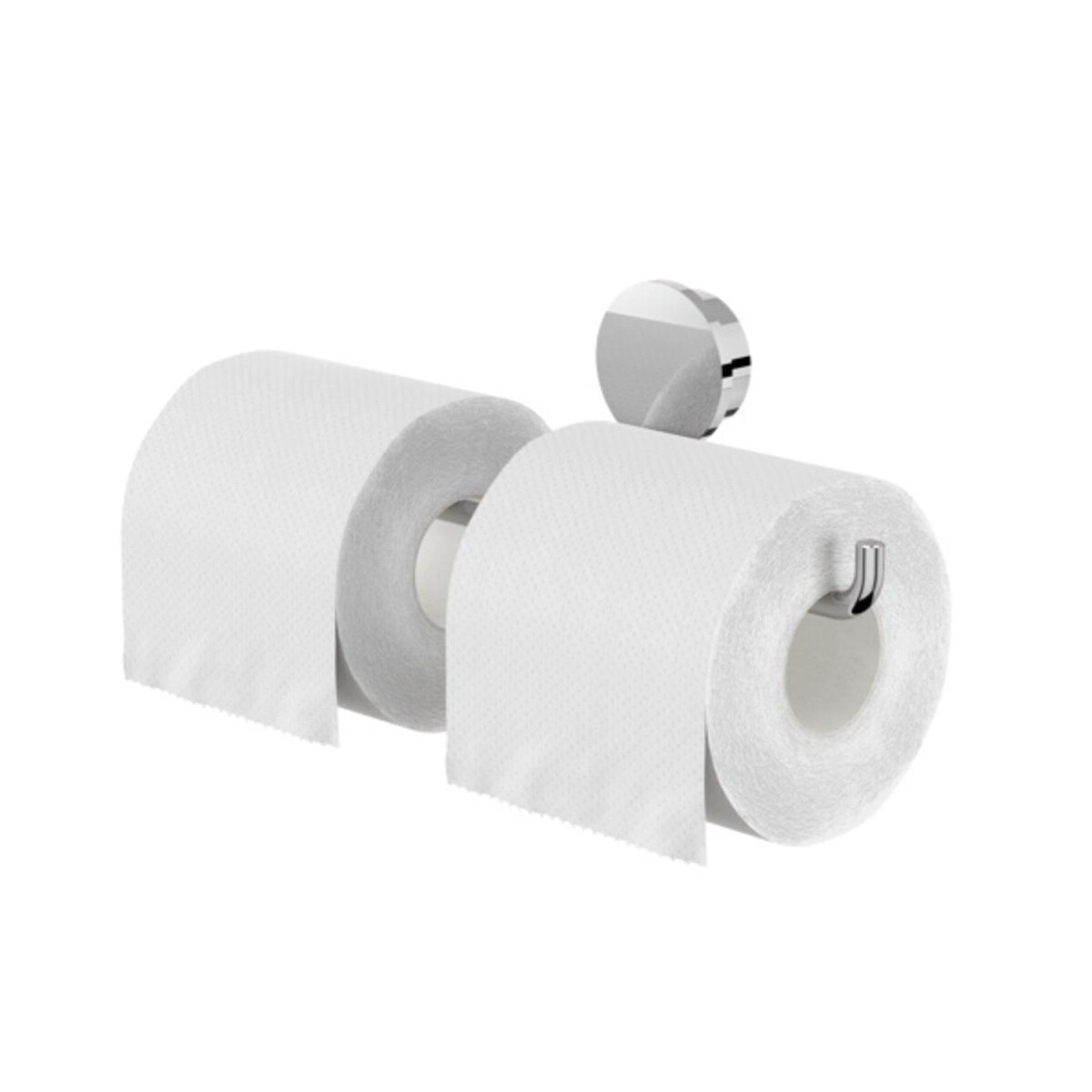 Toilettenpapierhalter doppelt Opal, Chro box