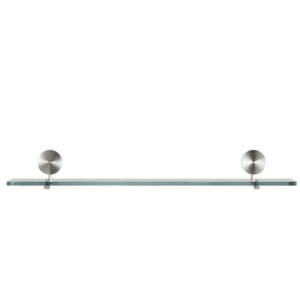 Badezimmerablage 60 cm Opal, Edelstahl gebürstet