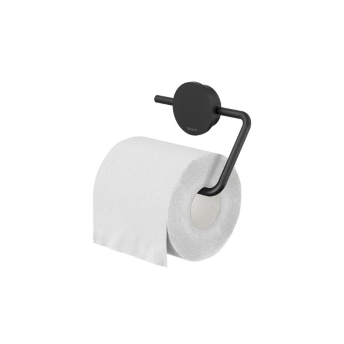 Toilettenpapierhalter ohne Deckel Opal, Schwarz