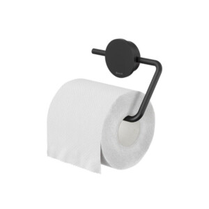 Toilettenpapierhalter ohne Deckel Opal, Schwarz