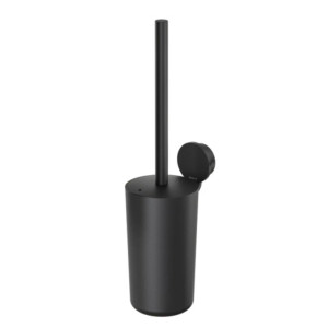 Toilettenbürste und Halter Opal, Schwarz