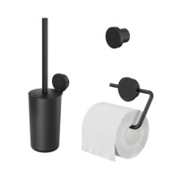 Toilettenzubehör Bundle Opal, Schwarz