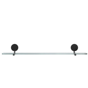 Badezimmerablage 60 cm Opal, Schwarz