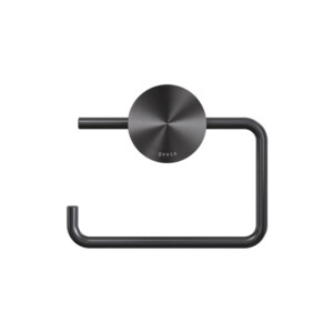 Toilettenzubehör Bundle Opal, Schwarz Metall gebürstet