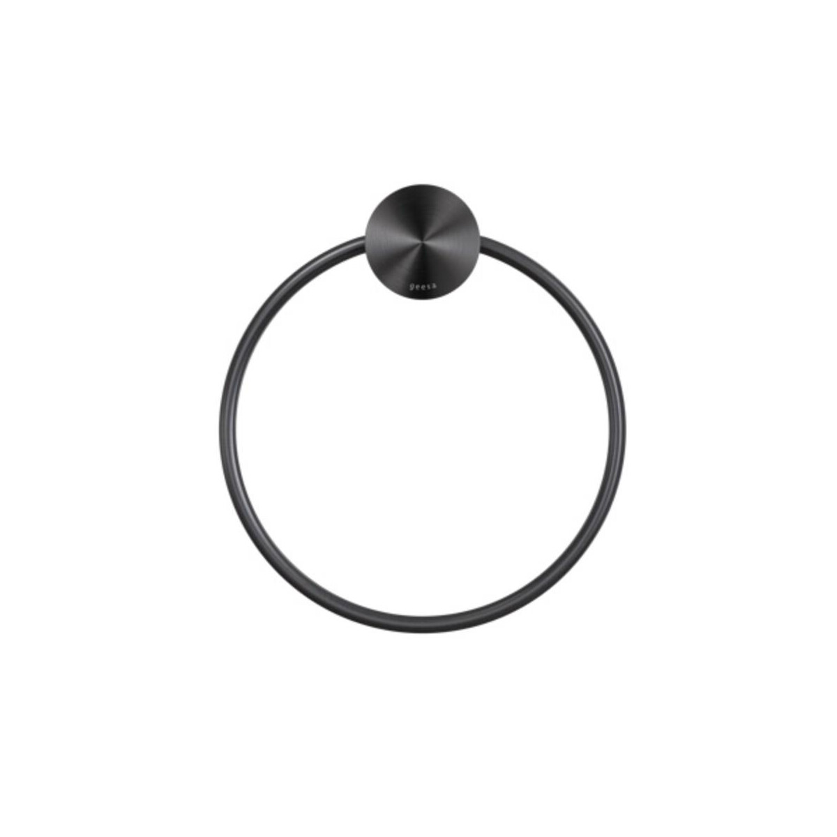 Handtuchring Opal, Schwarz Metall geb&uu box