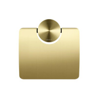 Toilettenpapierhalter mit Deckel Opal, Goldfarben gebürstet