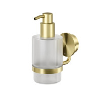 Seifenspender 200 ml Opal, Goldfarben gebürstet