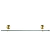 Badezimmerablage 60 cm Opal, Goldfarben gebürstet