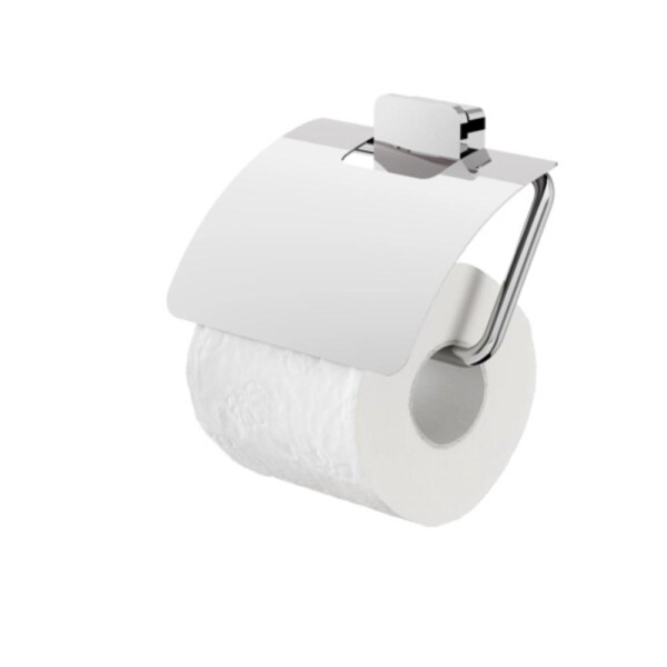 Toilettenpapierhalter mit Deckel Topaz, Chrom