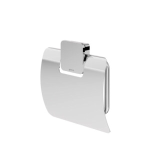 Toilettenpapierhalter mit Deckel Topaz, Chrom
