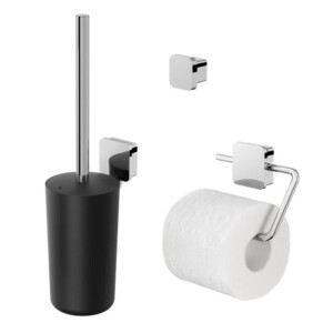 Toilettenzubehör Bundle Topaz, Chrom