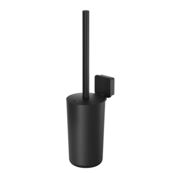 Toilettenbürste und Halter Topaz, schwarz matt