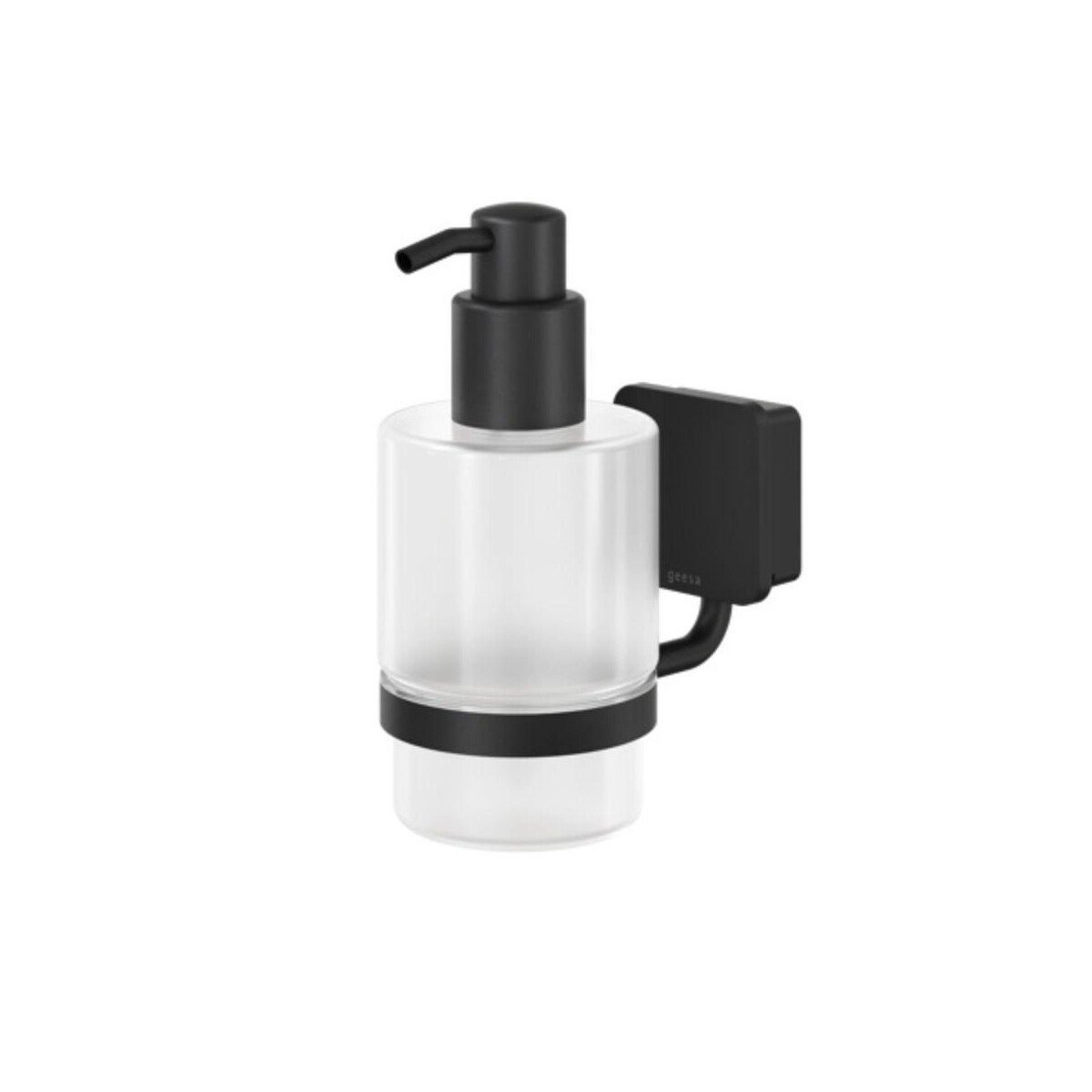 Seifenspender 200 ml Topaz, schwarz matt box