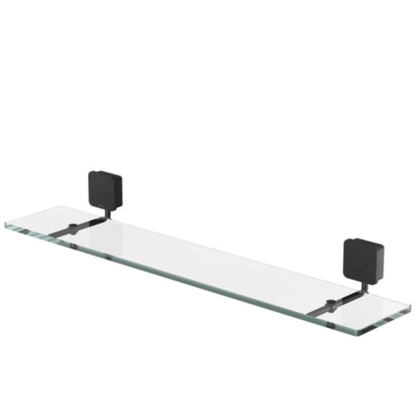 Badezimmerablage 60 cm Topaz, schwarz matt