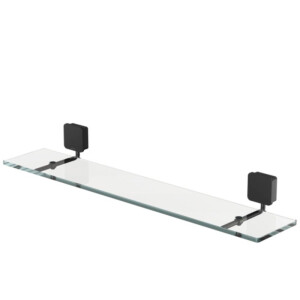 Badezimmerablage 60 cm Topaz, schwarz matt