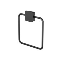 Handtuchring Topaz, schwarz matt