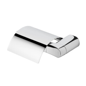 Toilettenpapierhalter mit Deckel (linkshändig) Wynk, Chrom