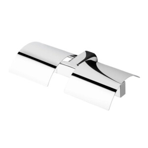 Toilettenpapierhalter mit Deckel doppelt Wynk, Chrom