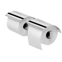 Toilettenpapierhalter mit Deckel doppelt Wynk, Chrom