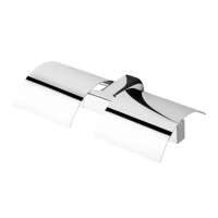 Toilettenpapierhalter mit Deckel doppelt Wynk, Chrom