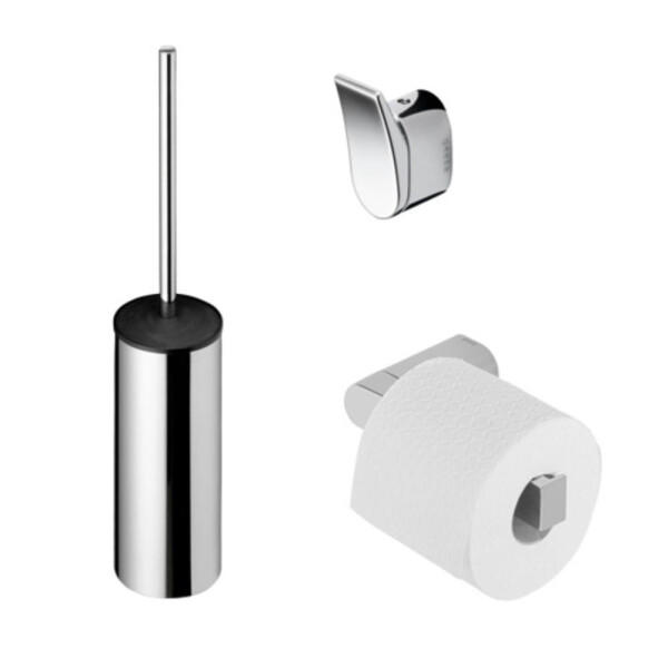 Toilettenzubehör Bundle Wynk, Chrom