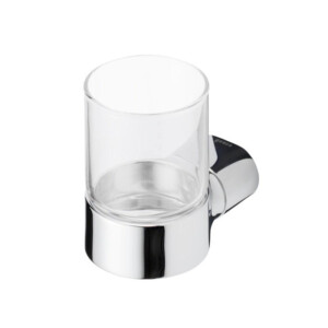 Glashalter mit Glas Wynk, Chrom