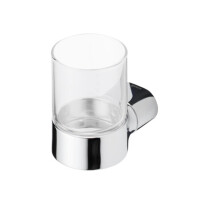 Glashalter mit Glas Wynk, Chrom