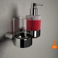 Glashalter mit Glas Wynk, Chrom