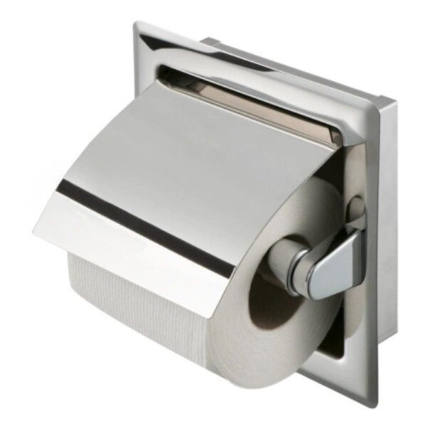 Einbau Toilettenpapierhalter mit Deckel Hotel Collection, Chrom