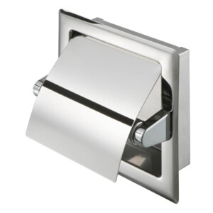 Einbau Toilettenpapierhalter mit Deckel Hotel Collection, Chrom
