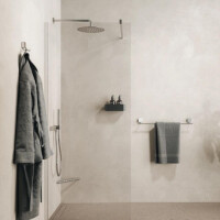 Einbau Fußstütze für Duschecke Hotel Collection, Chrom