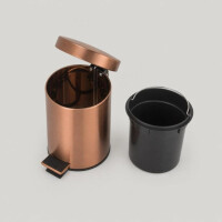Treteimer freistehend 3 Liter Hotel Collection, Bronze gebürstet