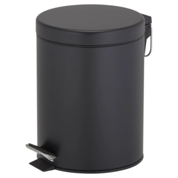 Treteimer freistehend 5 Liter Hotel Collection, Schwarz