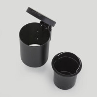 Abfalleimer Oberflächenmontiert 3 Liter Hotel Collection, Schwarz