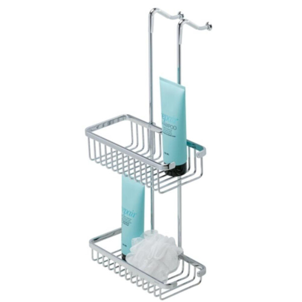 Freihängendes Duschregal doppelt 27 cm Basket, Chrom
