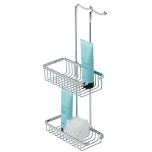Freihängendes Duschregal doppelt 27 cm Basket, Chrom