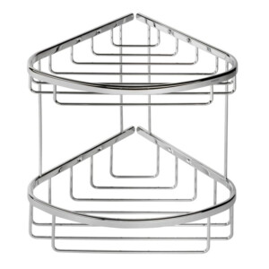Eckregal doppelt 27 cm  Basket, Chrom